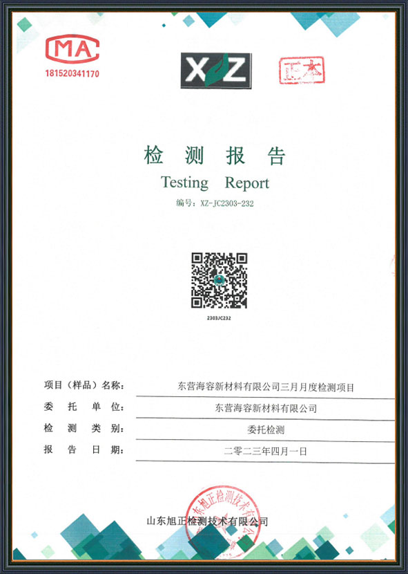檢測報告